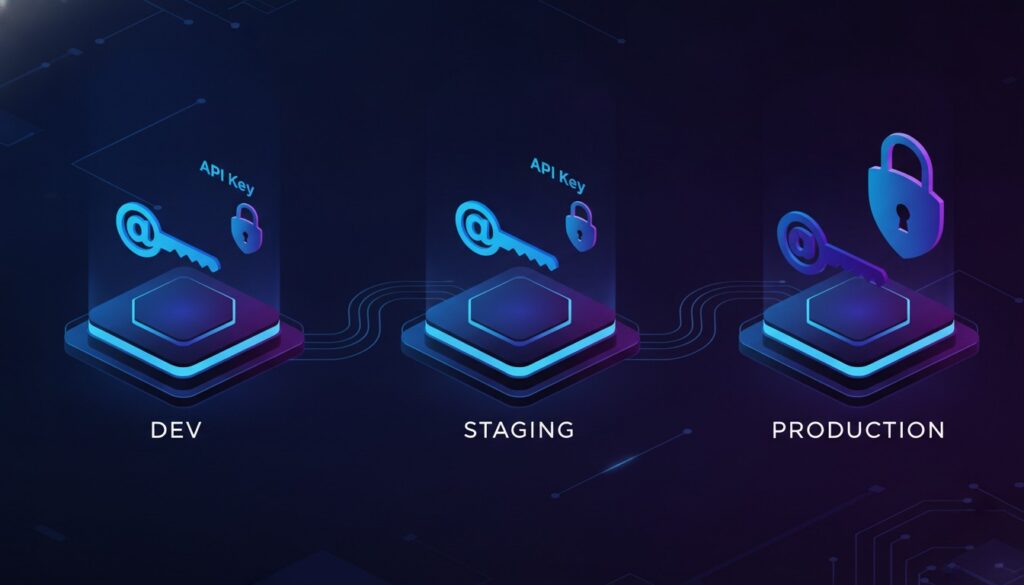 Managing Multiple API Keys Across Development, Staging, and Production Environments